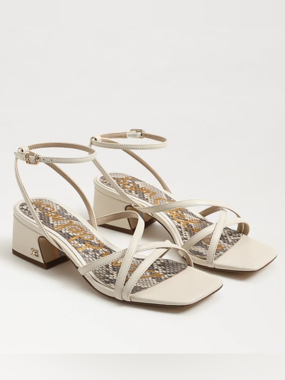 NWT Sam Edelman “Whitney” Strappy Block Heel Sandals